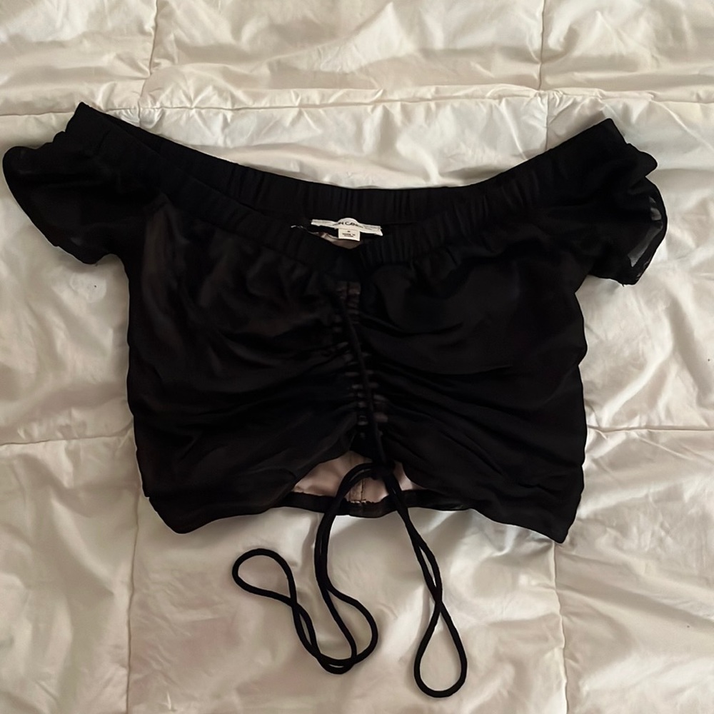 Dressy crop top. Never worn.